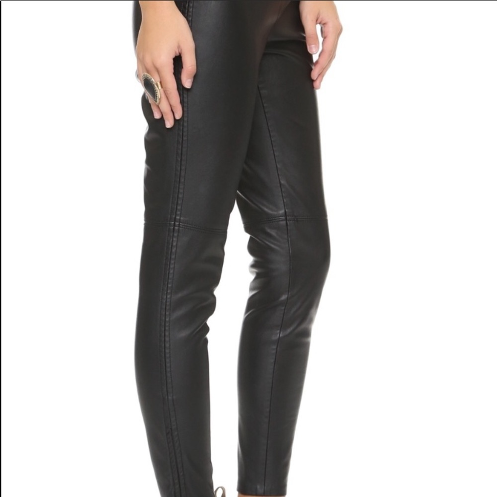 Free People Leather pants